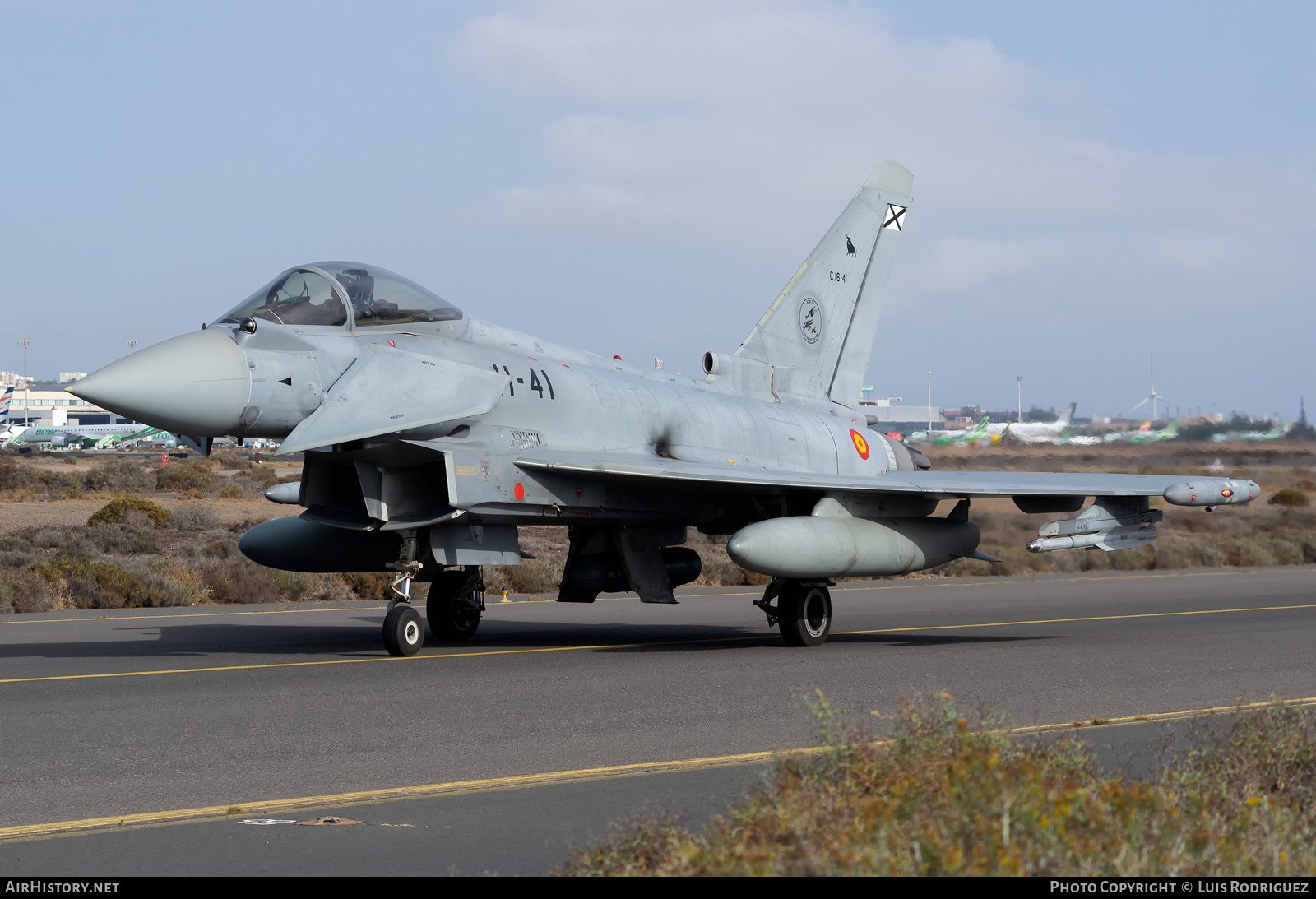 Aircraft Photo of C.16-41 | Eurofighter EF-2000 Typhoon | Spain - Air Force | AirHistory.net #430977