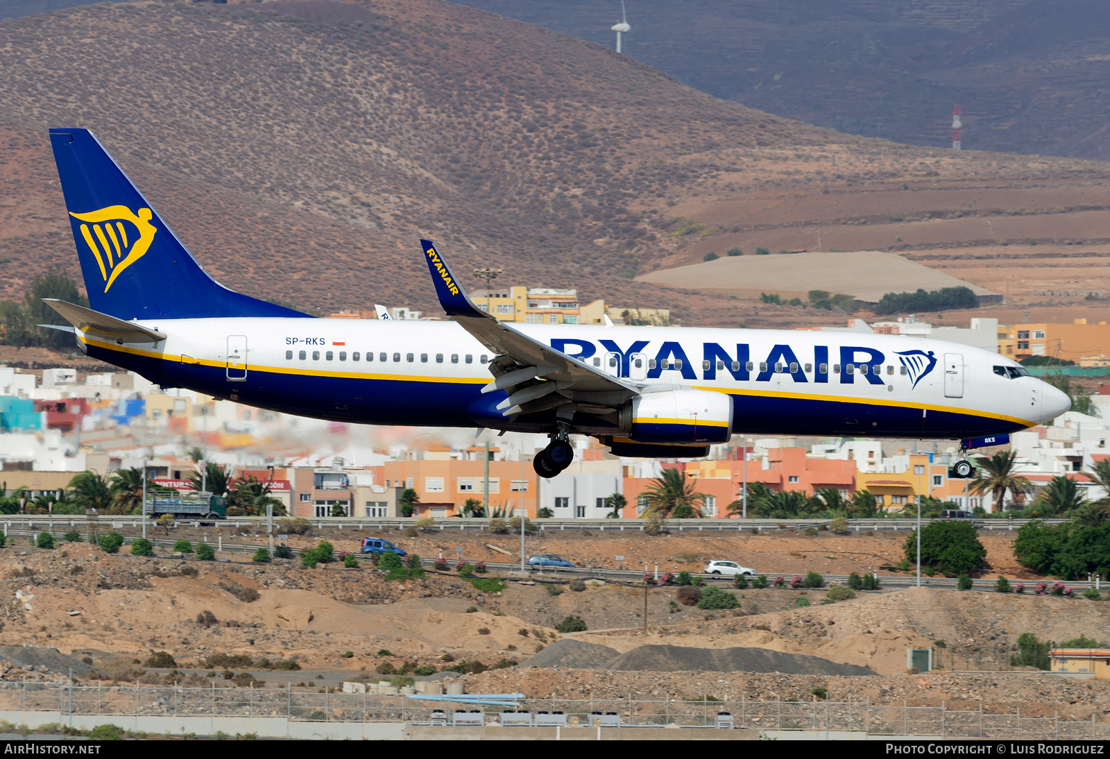 Aircraft Photo of SP-RKS | Boeing 737-8AS | Ryanair | AirHistory.net #430980