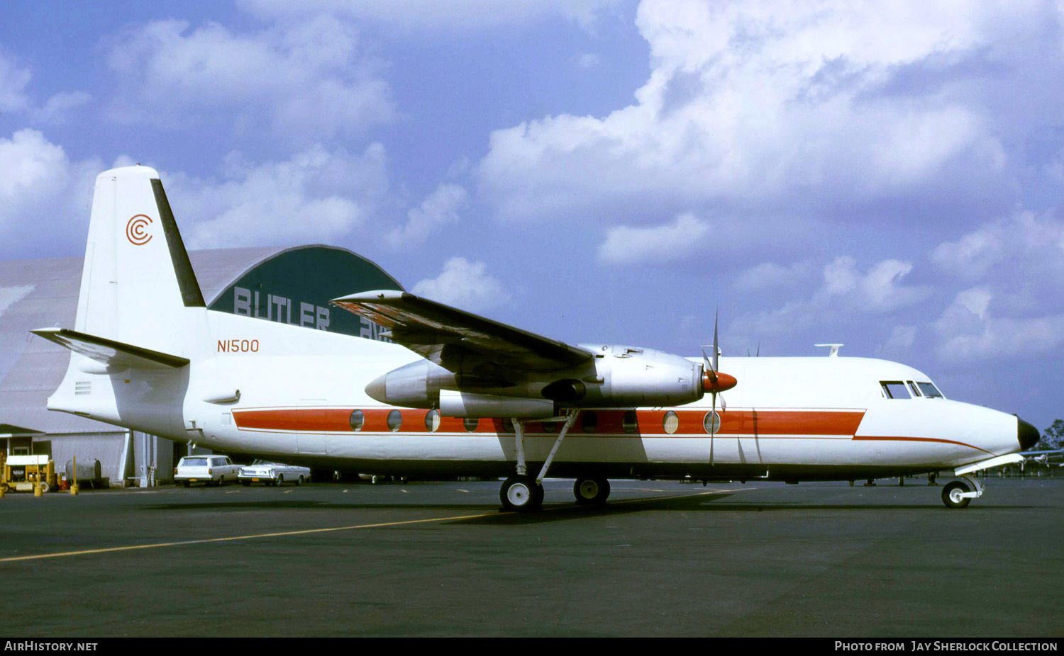 Aircraft Photo of N1500 | Fairchild F-27A | Continental Can Company - CCC | AirHistory.net #430996