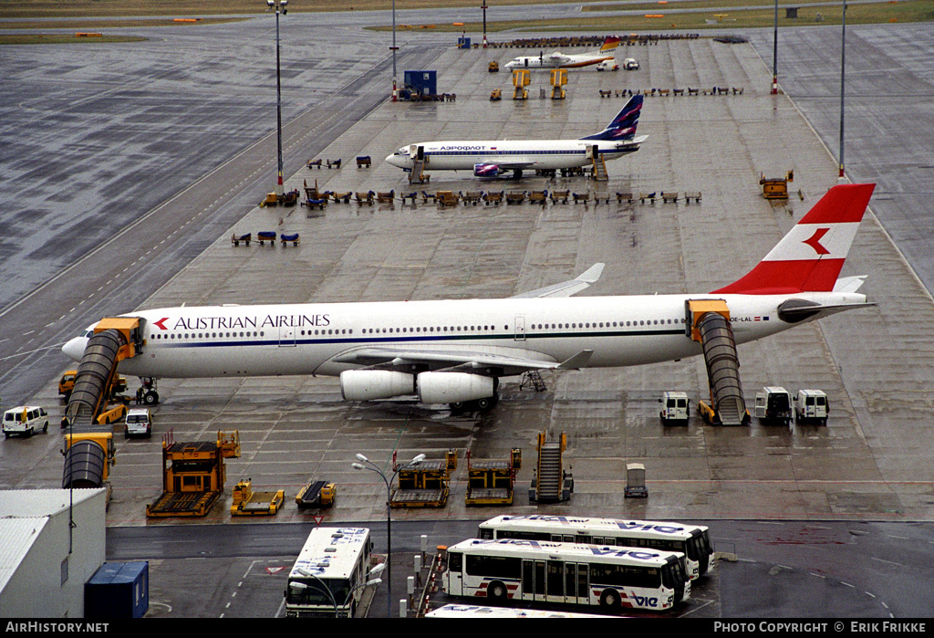 Aircraft Photo of OE-LAL | Airbus A340-313 | Austrian Airlines | AirHistory.net #431059
