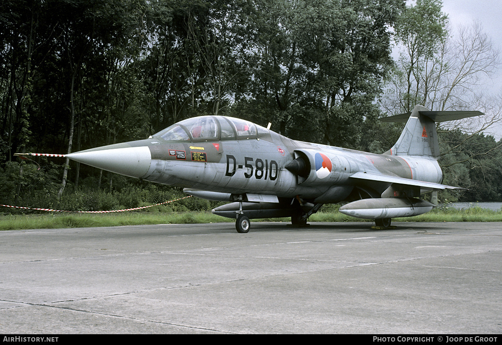 Aircraft Photo of D-5810 | Lockheed TF-104G Starfighter | Netherlands - Air Force | AirHistory.net #431072