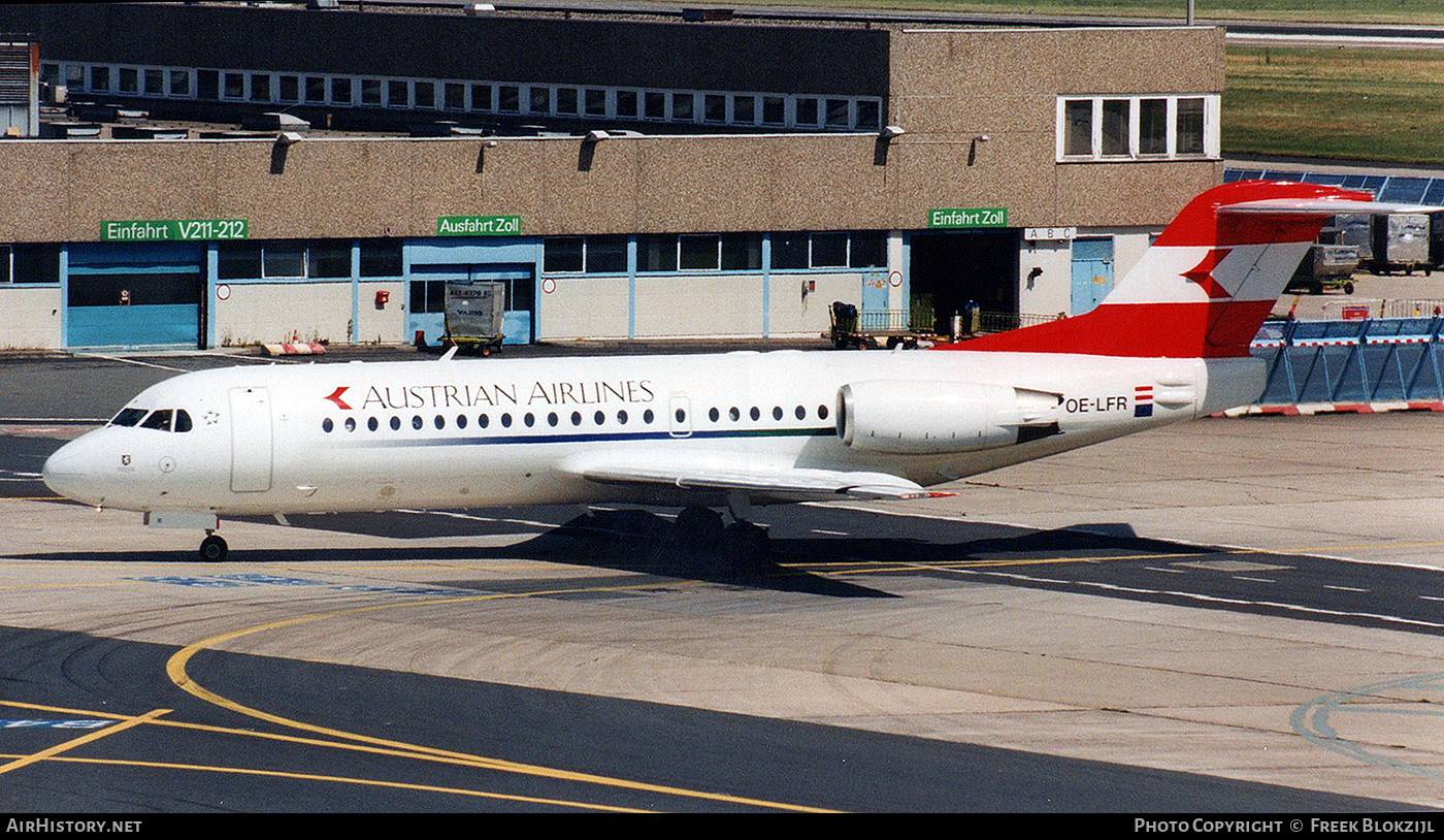 Aircraft Photo of OE-LFR | Fokker 70 (F28-0070) | Austrian Airlines | AirHistory.net #431095