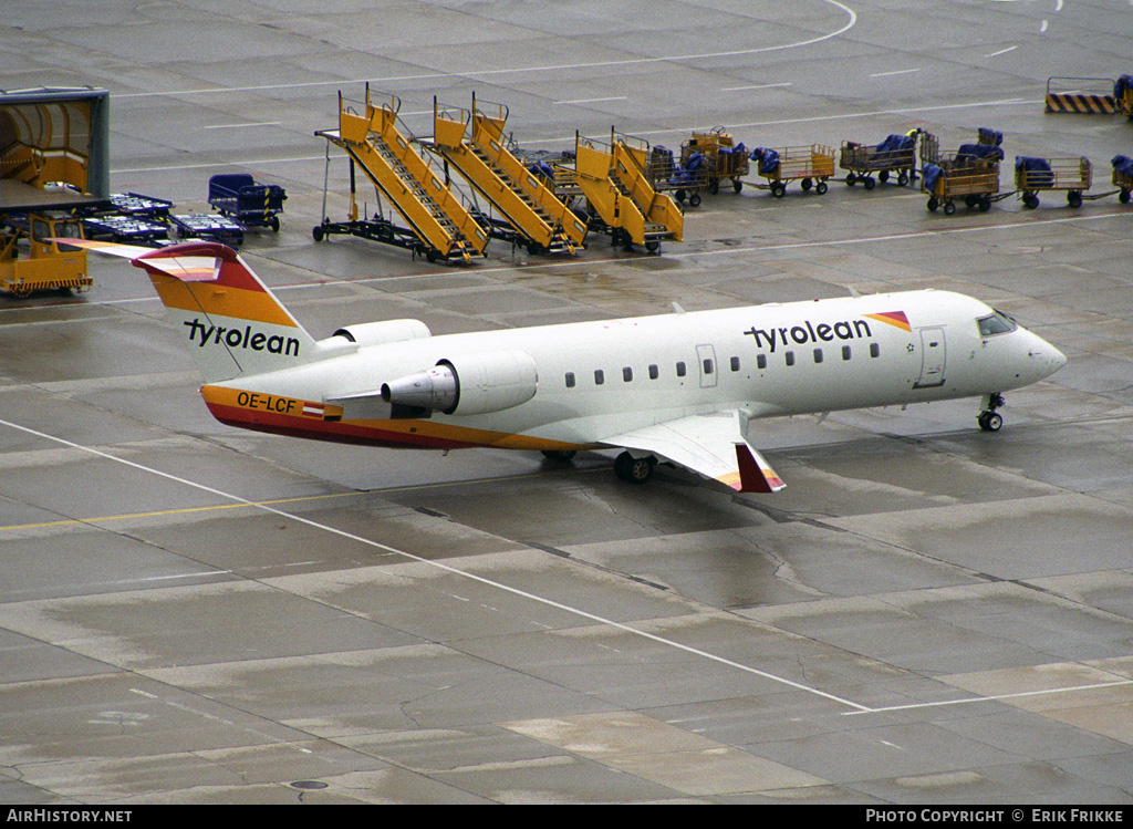 Aircraft Photo of OE-LCF | Canadair CRJ-200LR (CL-600-2B19) | Tyrolean Airways | AirHistory.net #431113