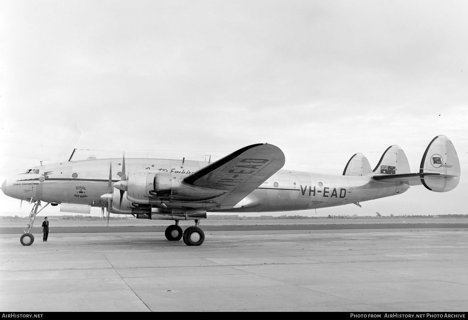 Aircraft Photo of VH-EAD | Lockheed L-749 Constellation | Qantas Empire Airways - QEA | AirHistory.net #431120