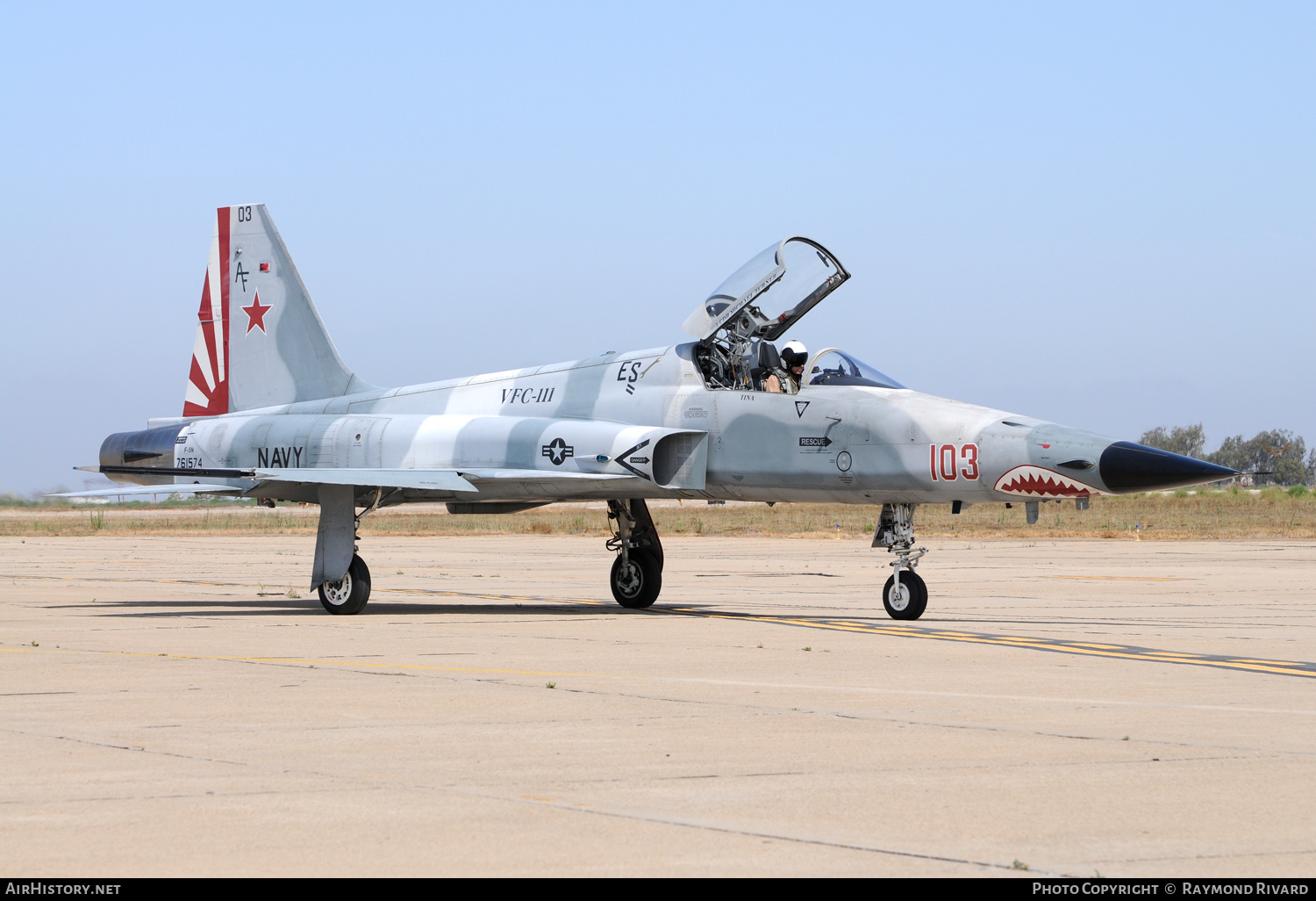 Aircraft Photo of 761574 / J-3049 | Northrop F-5N Tiger II | USA - Navy | AirHistory.net #431157