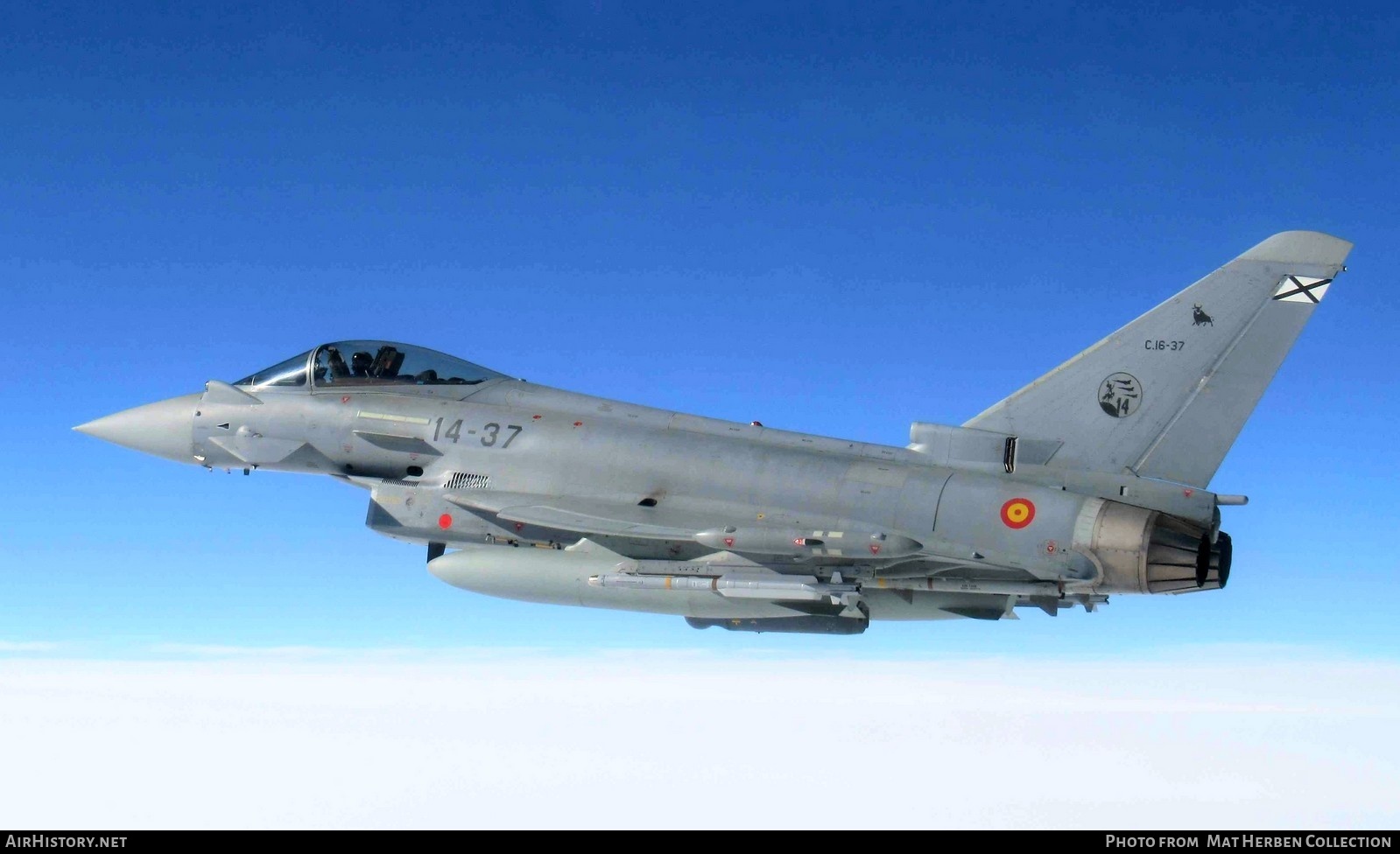 Aircraft Photo of C.16-37 | Eurofighter EF-2000 Typhoon | Spain - Air Force | AirHistory.net #431167