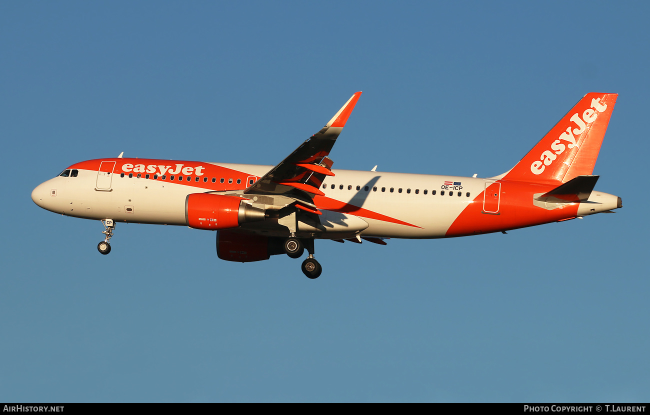 Aircraft Photo of OE-ICP | Airbus A320-214 | EasyJet | AirHistory.net #431189
