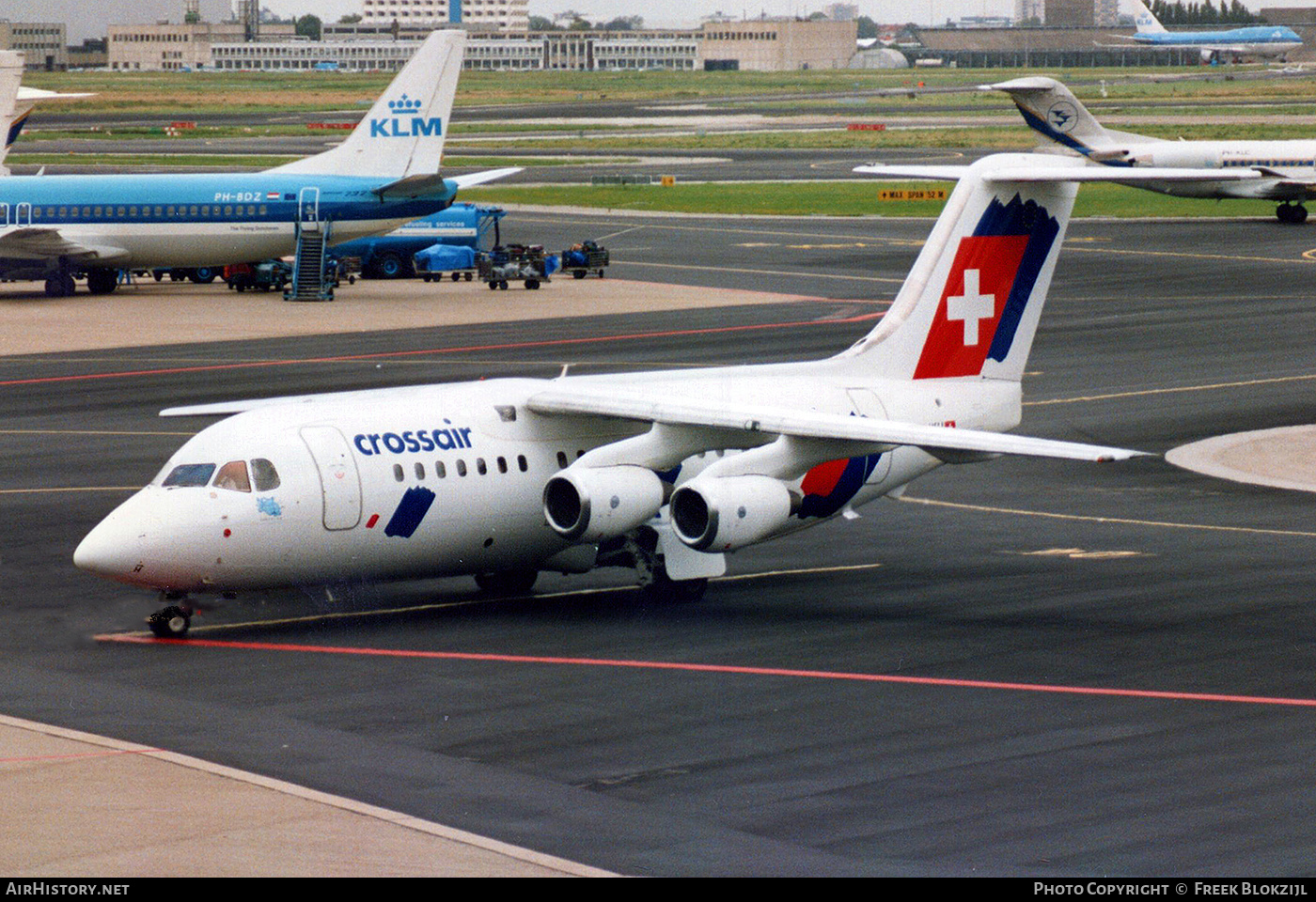 Aircraft Photo of HB-IXH | British Aerospace Avro 146-RJ85 | Crossair | AirHistory.net #431200