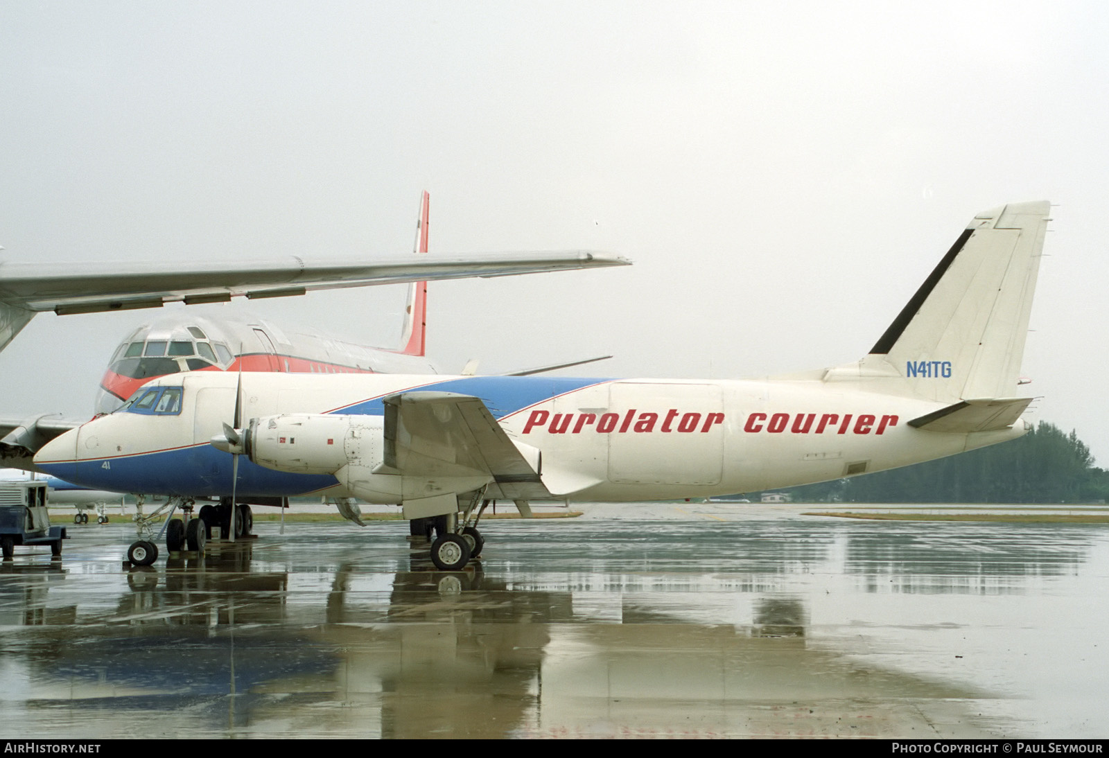Aircraft Photo of N41TG | Grumman G-159 Gulfstream I | Purolator Courier | AirHistory.net #431219