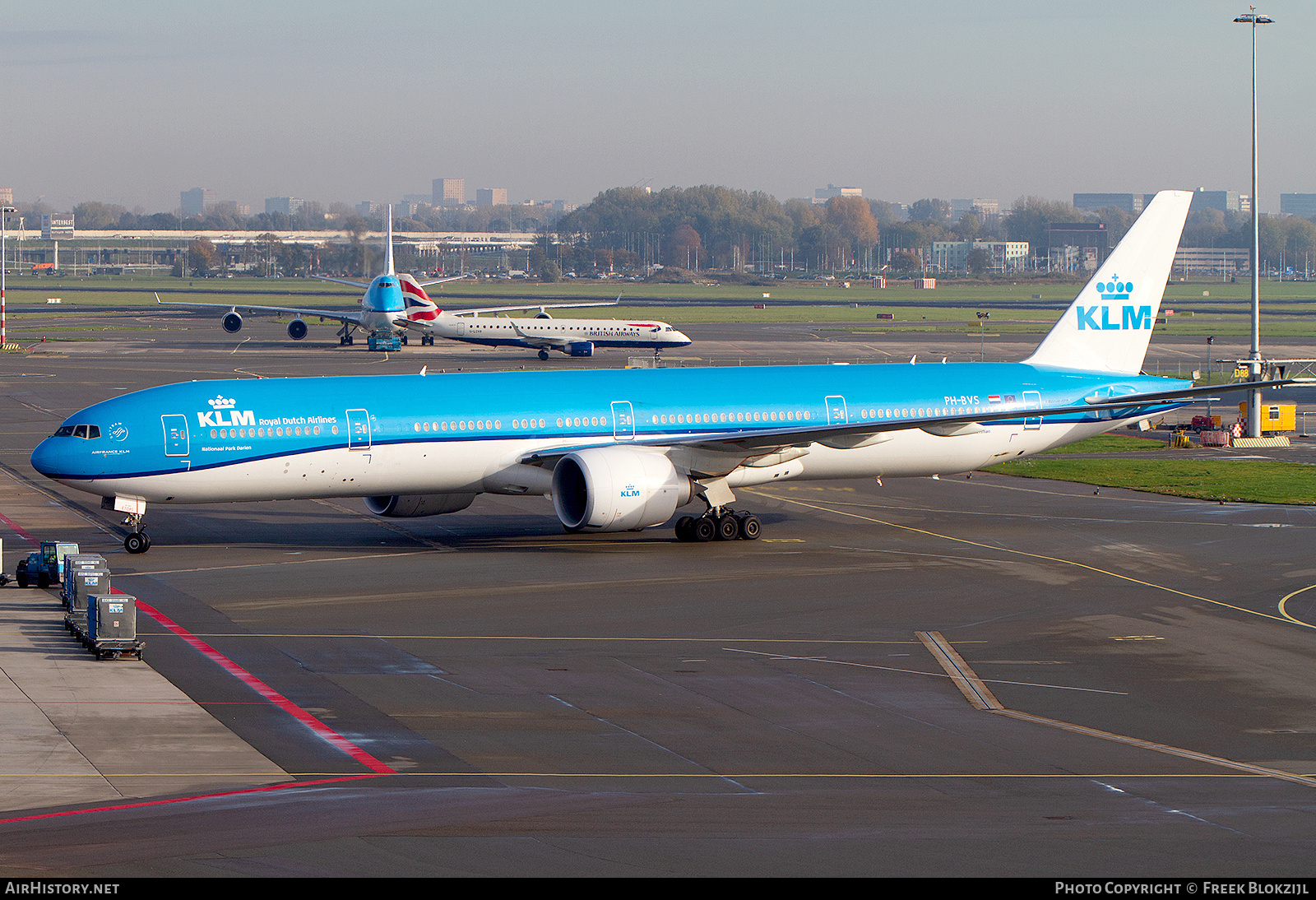 Aircraft Photo of PH-BVS | Boeing 777-300/ER | KLM - Royal Dutch Airlines | AirHistory.net #431230