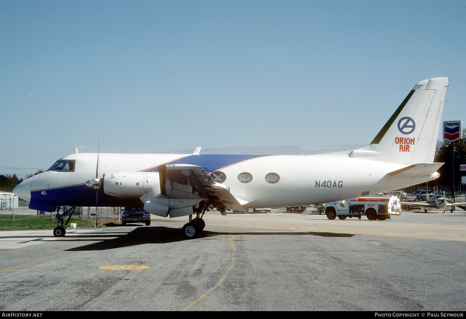 Aircraft Photo of N40AG | Grumman G-159 Gulfstream I | Orion Air | AirHistory.net #431236