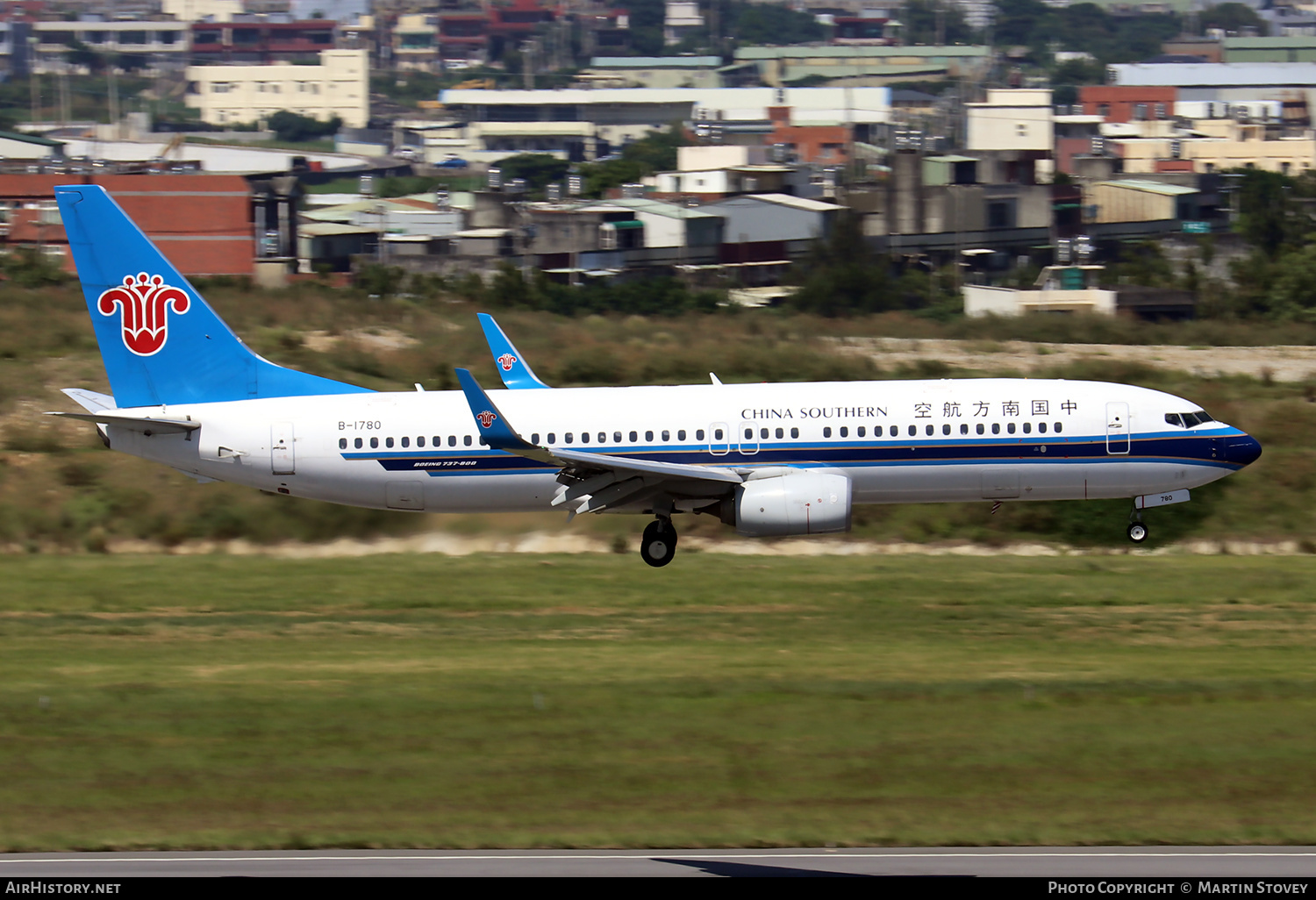 Aircraft Photo of B-1780 | Boeing 737-81B | China Southern Airlines | AirHistory.net #431247