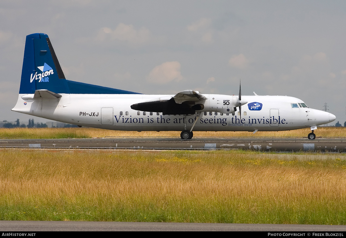 Aircraft Photo of PH-JXJ | Fokker 50 | Vizion Air | AirHistory.net #431258