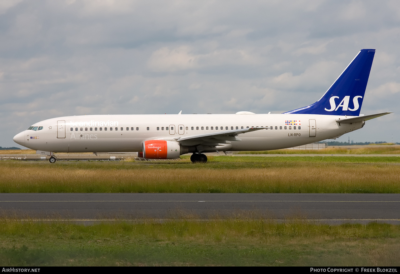 Aircraft Photo of LN-RPO | Boeing 737-883 | Scandinavian Airlines - SAS | AirHistory.net #431260