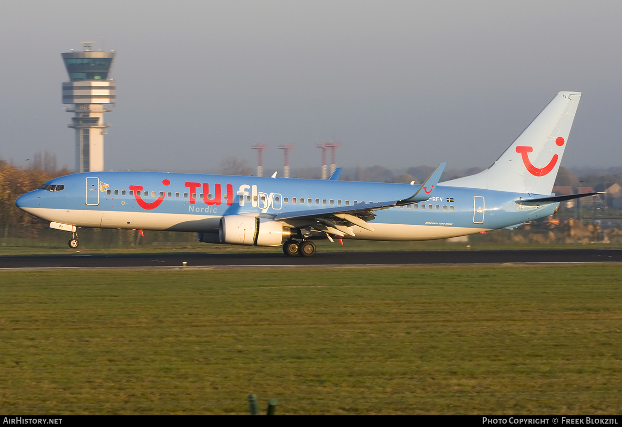 Aircraft Photo of SE-RFV | Boeing 737-86N | TUIfly Nordic | AirHistory.net #431270