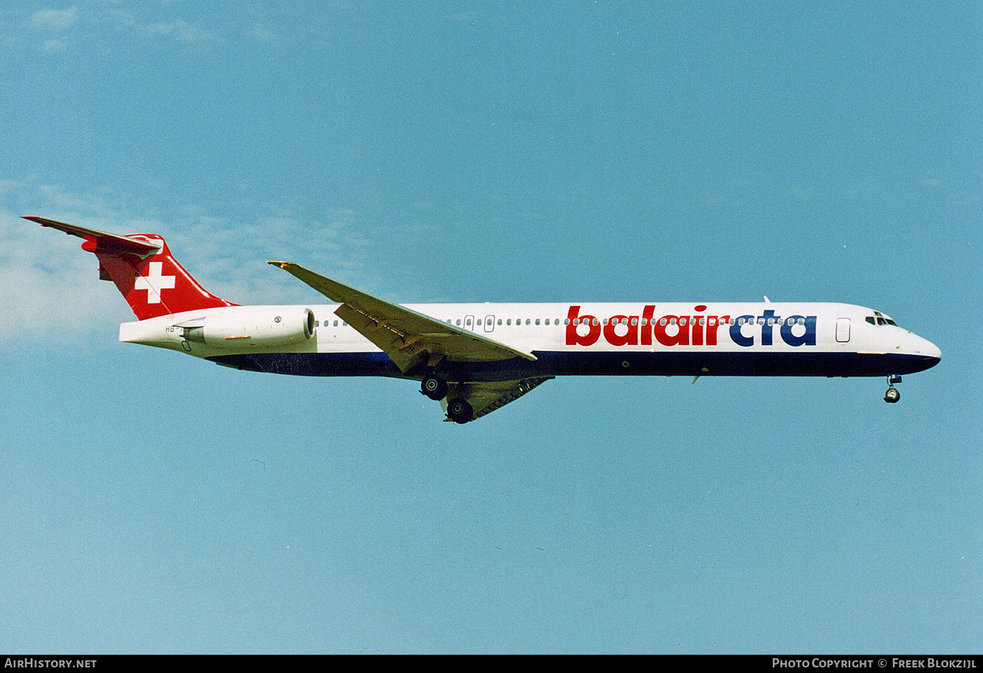 Aircraft Photo of HB-INW | McDonnell Douglas MD-82 (DC-9-82) | BalairCTA | AirHistory.net #431304