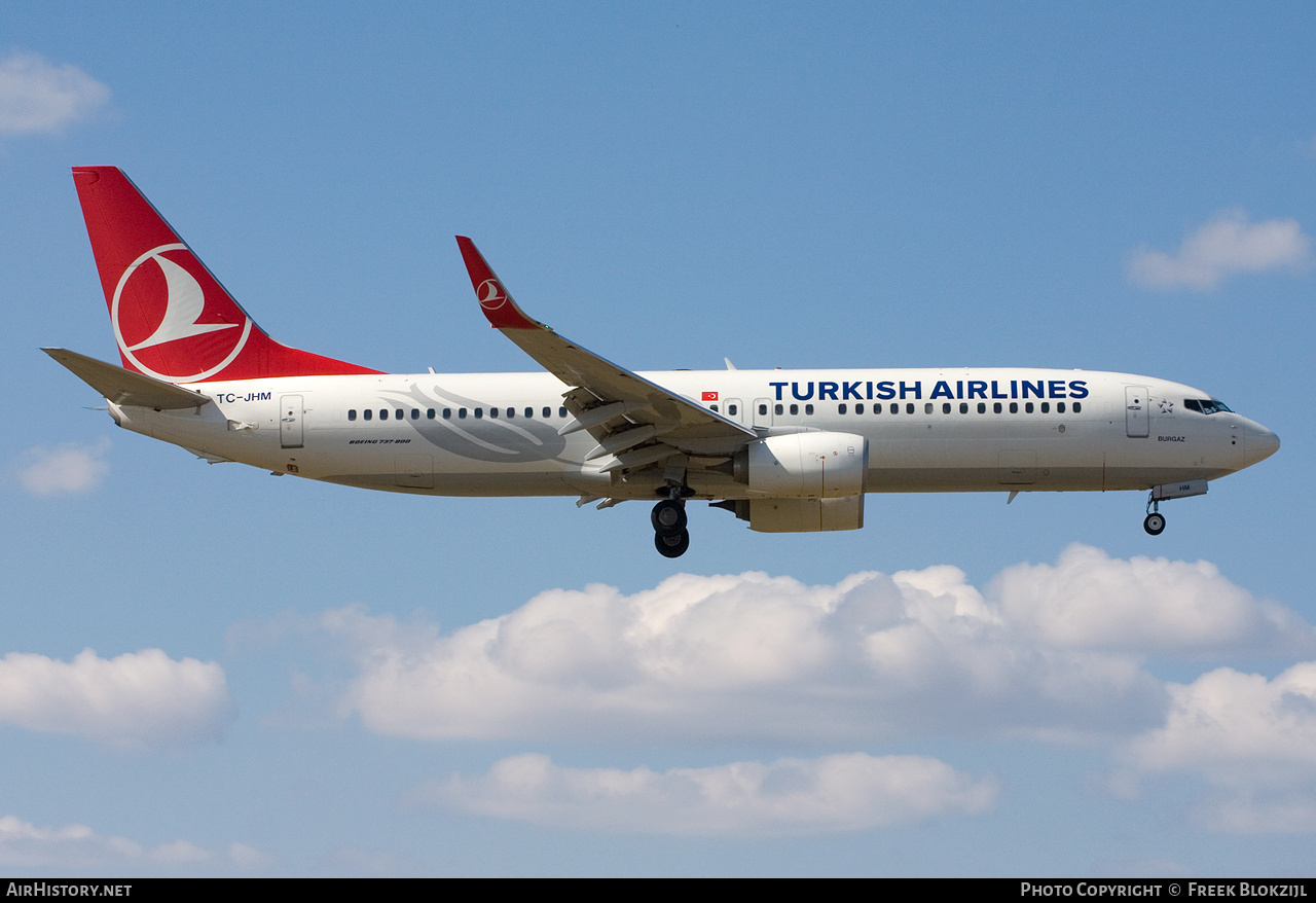 Aircraft Photo of TC-JHM | Boeing 737-8F2 | Turkish Airlines | AirHistory.net #431322