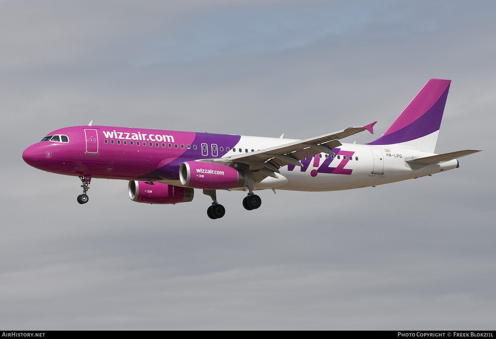Aircraft Photo of HA-LPO | Airbus A320-232 | Wizz Air | AirHistory.net #431331