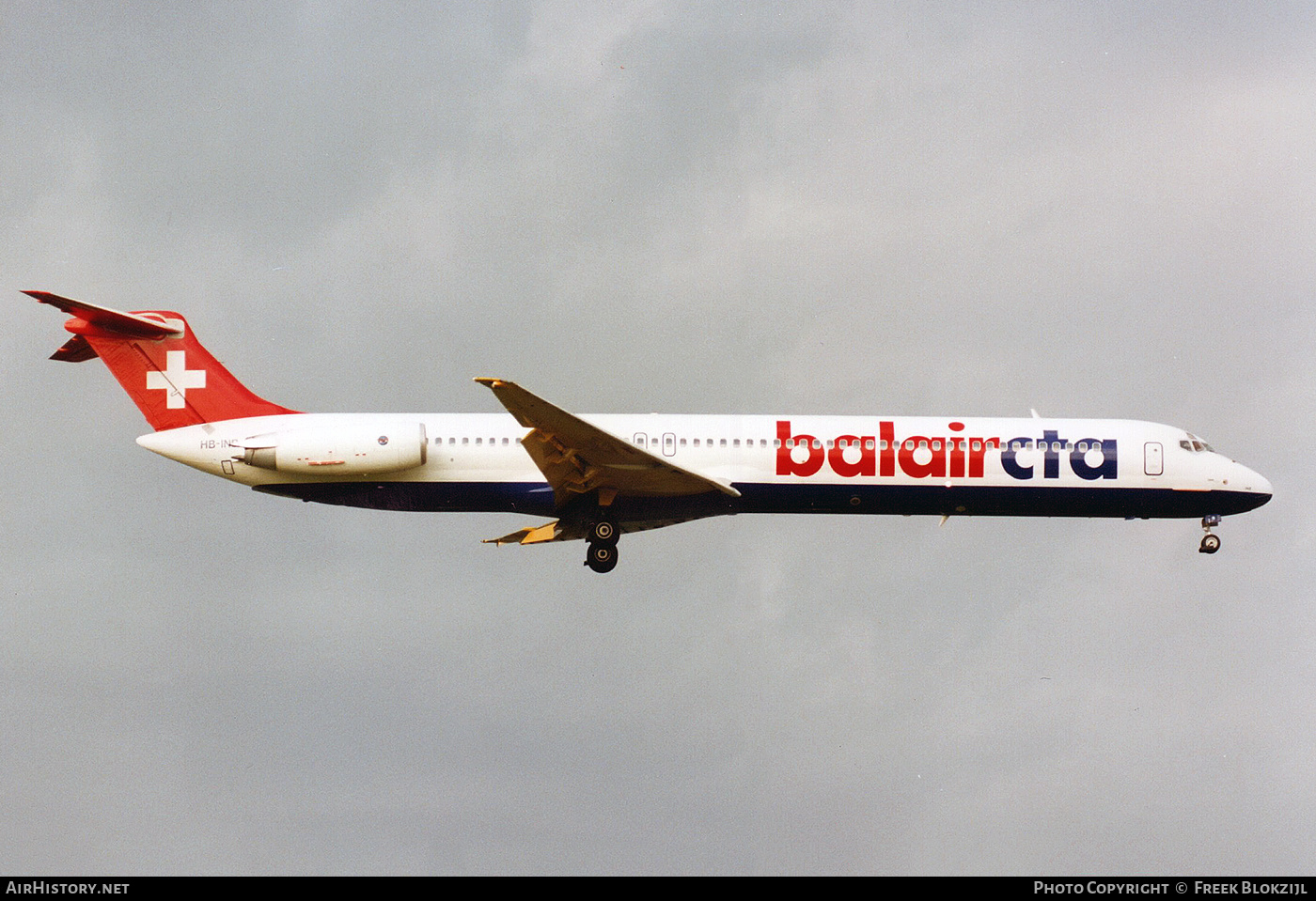 Aircraft Photo of HB-INB | McDonnell Douglas MD-81 (DC-9-81) | BalairCTA | AirHistory.net #431338