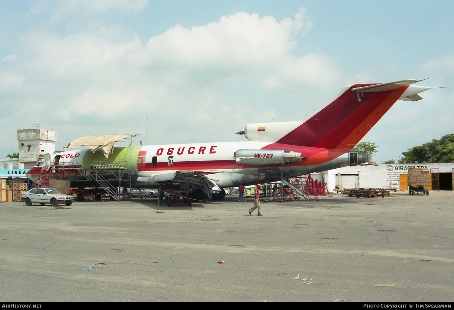 Aircraft Photo of HK-727 | Boeing 727-59(F) | Aerosucre | AirHistory.net #431346