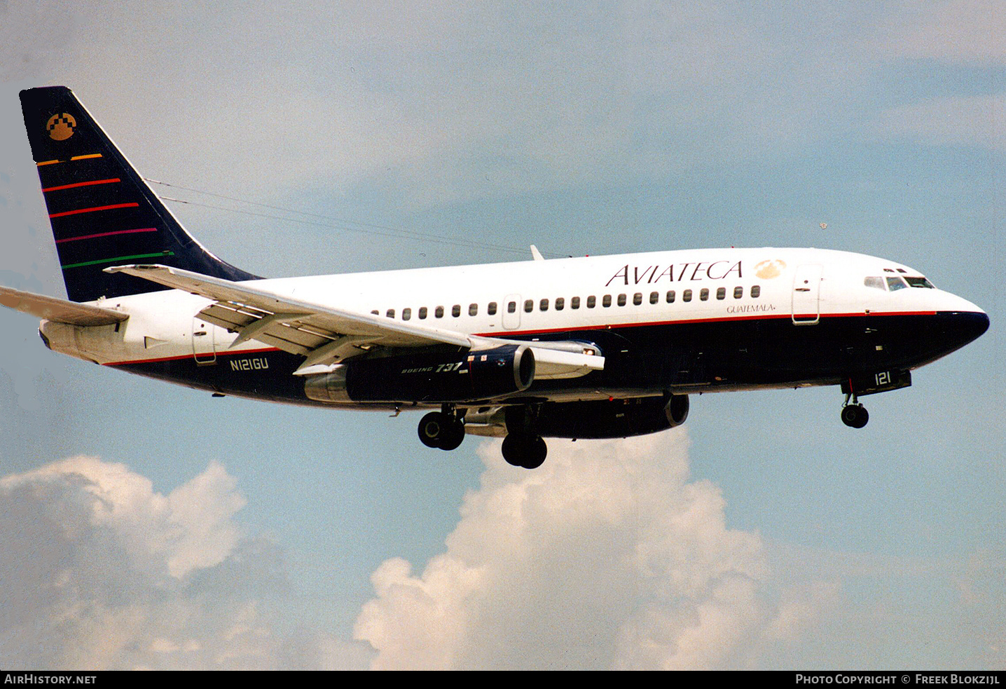 Aircraft Photo of N121GU | Boeing 737-2H6/Adv | Aviateca | AirHistory.net #431347