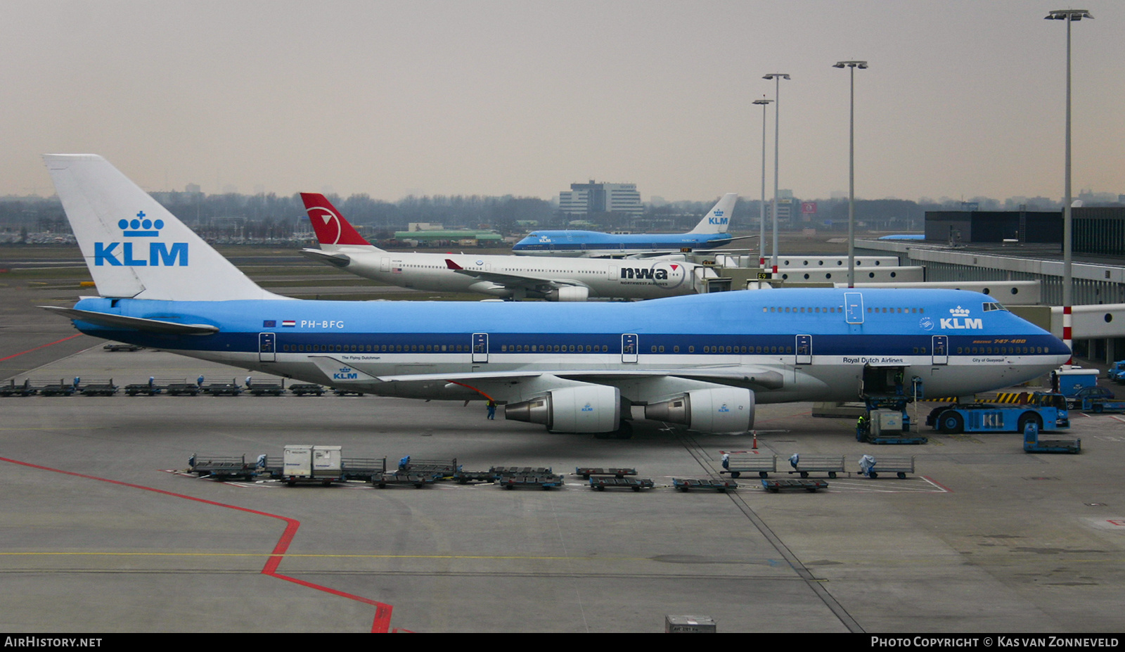 Aircraft Photo of PH-BFG | Boeing 747-406 | KLM - Royal Dutch Airlines | AirHistory.net #431352