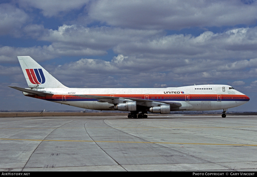Aircraft Photo of N4712U | Boeing 747-122 | United Airlines | AirHistory.net #431433