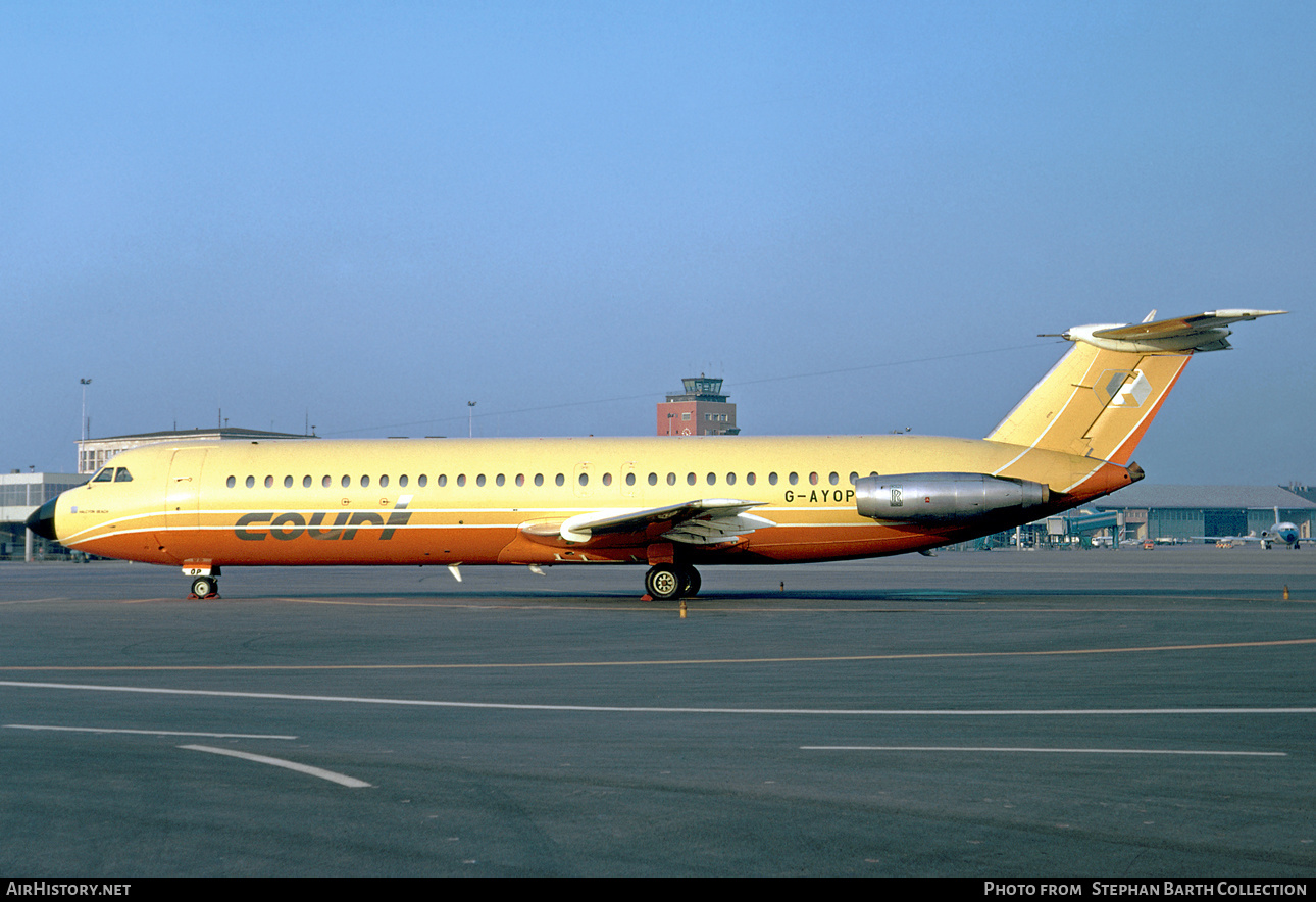 Aircraft Photo of G-AYOP | BAC 111-530FX One-Eleven | Court Line | AirHistory.net #431457