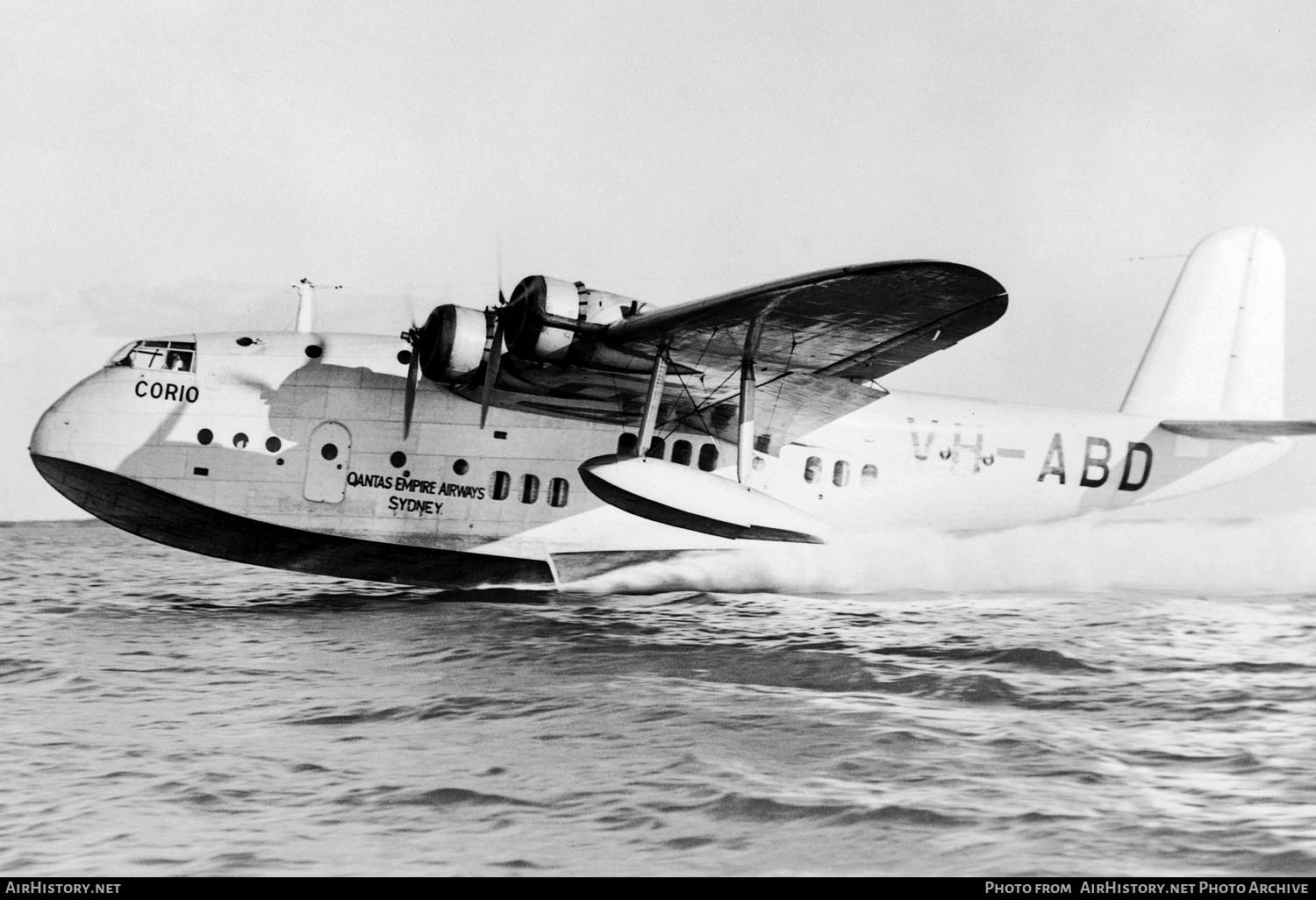 Aircraft Photo of VH-ABD | Short S-23 Empire | Qantas Empire Airways - QEA | AirHistory.net #431463