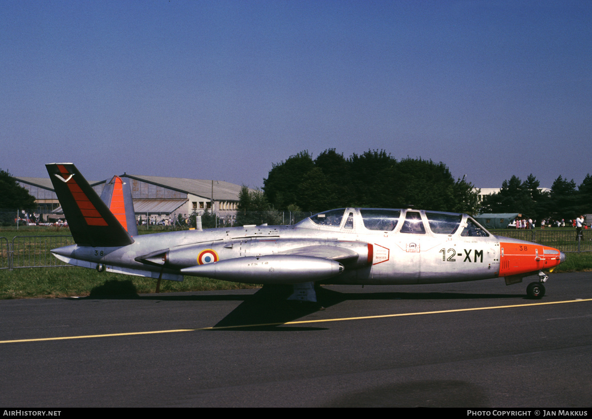 Aircraft Photo of 38 | Fouga CM-170R Magister | France - Air Force | AirHistory.net #431565
