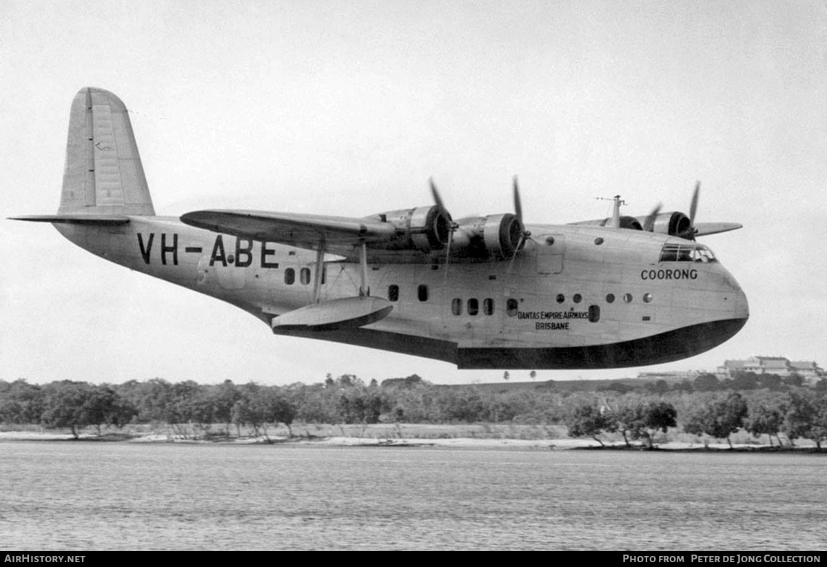 Aircraft Photo of VH-ABE | Short S-23 Empire | Qantas Empire Airways - QEA | AirHistory.net #431590