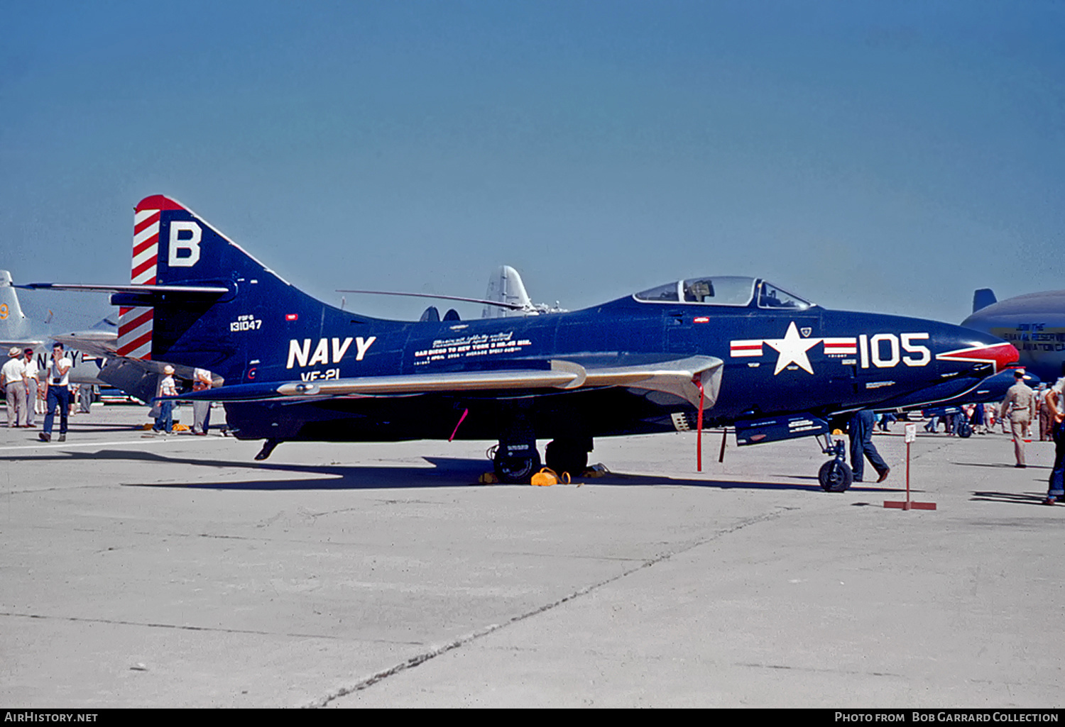 Aircraft Photo of 131047 | Grumman F9F-6 Cougar | USA - Navy | AirHistory.net #431636