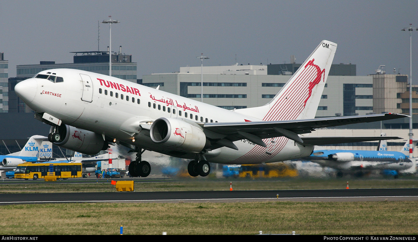 Aircraft Photo of TS-IOM | Boeing 737-6H3 | Tunisair | AirHistory.net #431646