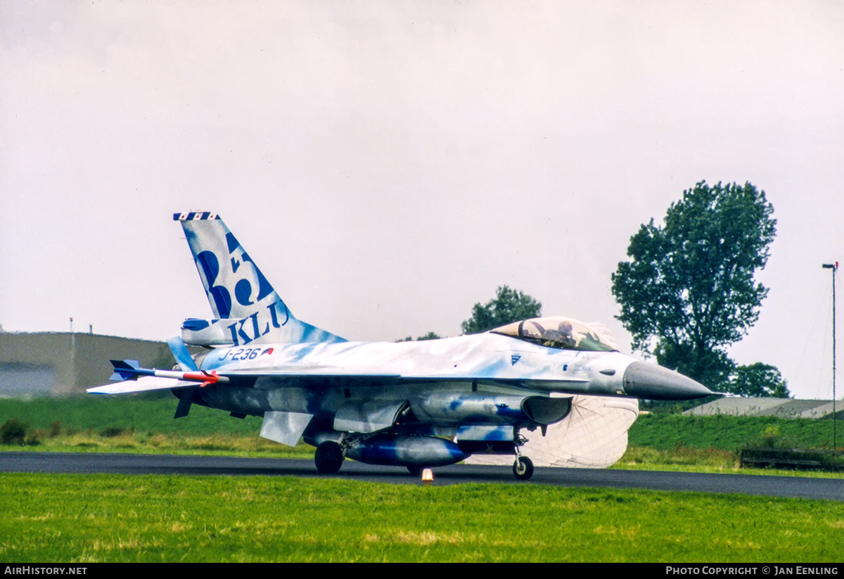 Aircraft Photo of J-236 | General Dynamics F-16A Fighting Falcon | Netherlands - Air Force | AirHistory.net #431665