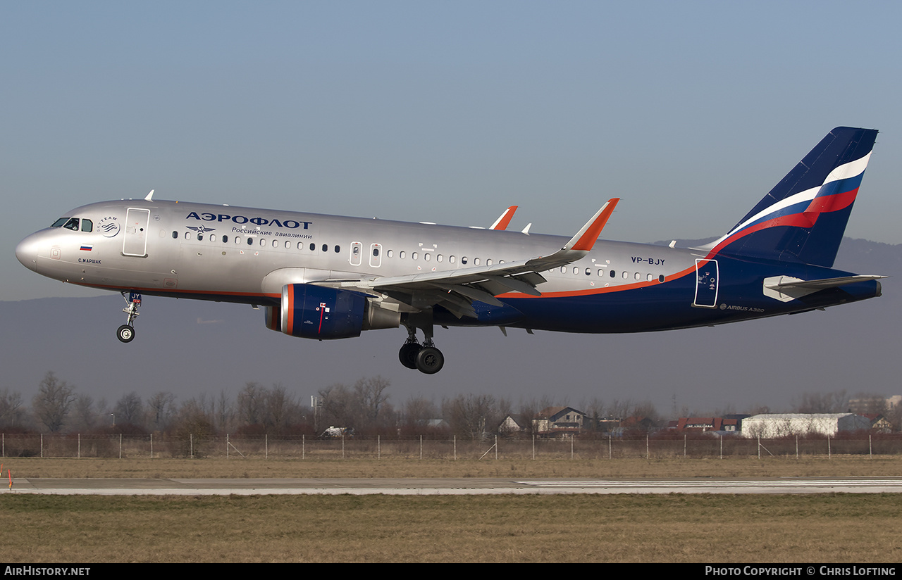 Aircraft Photo of VP-BJY | Airbus A320-214 | Aeroflot - Russian Airlines | AirHistory.net #431690
