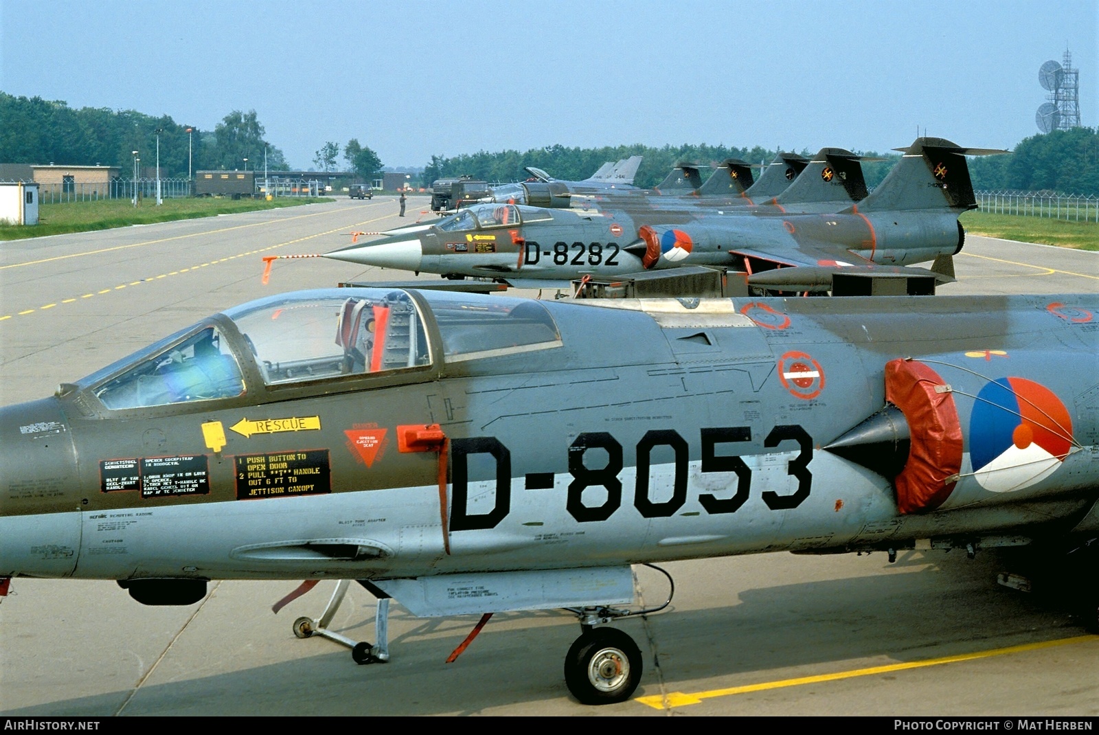 Aircraft Photo of D-8053 | Lockheed F-104G Starfighter | Netherlands - Air Force | AirHistory.net #431703