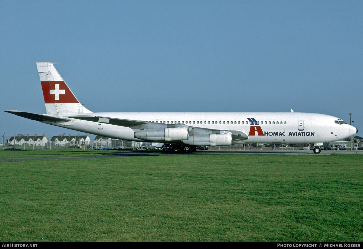 Aircraft Photo of HB-IEI | Boeing 707-328C | Homac Aviation | AirHistory.net #431705