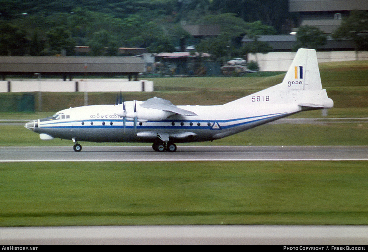 Aircraft Photo of 5818 / ၅၈၁၈ | Shaanxi Y8D | Myanmar - Air Force | AirHistory.net #431731