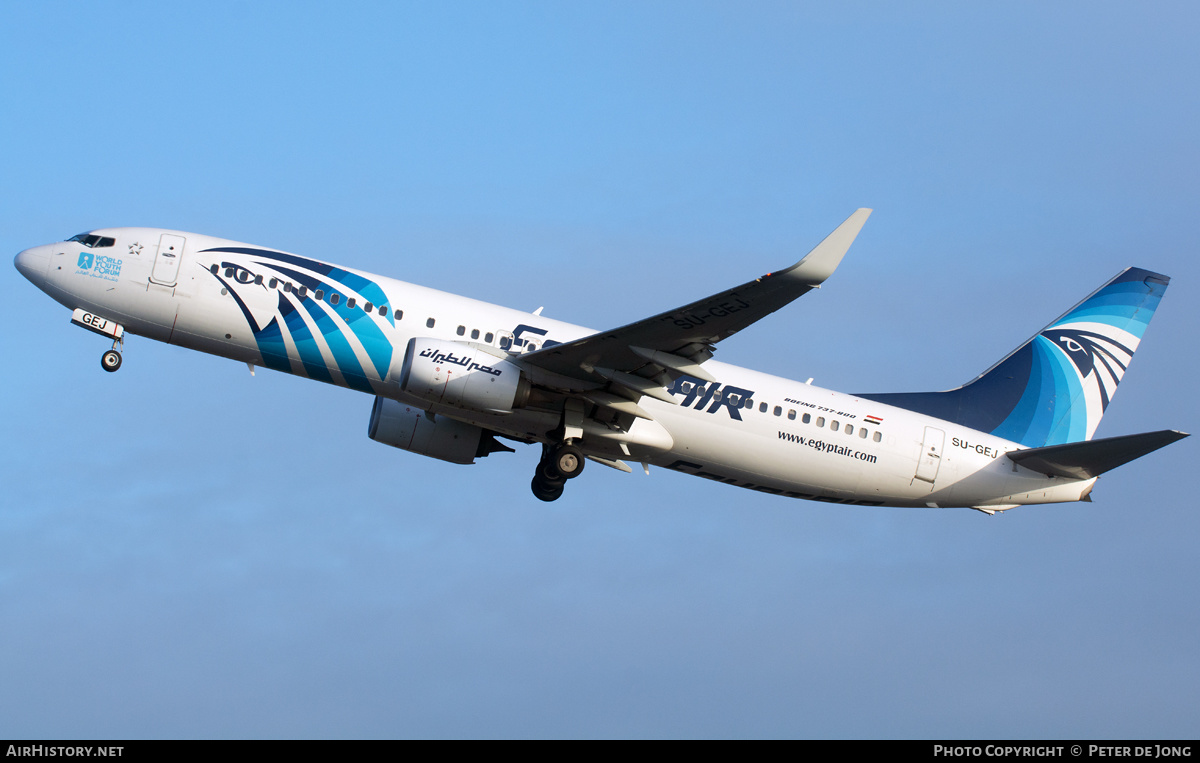 Aircraft Photo of SU-GEJ | Boeing 737-800 | EgyptAir | AirHistory.net #431737