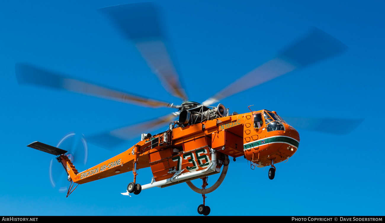 Aircraft Photo of N163AC | Sikorsky S-64F Skycrane | Erickson Air-Crane | AirHistory.net #431742