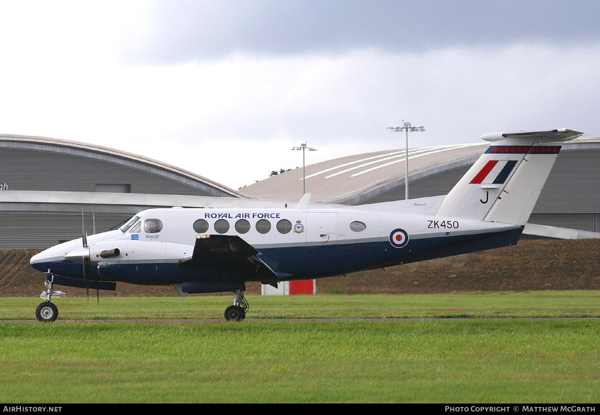 Aircraft Photo of ZK450 | Raytheon B200 King Air | UK - Air Force | AirHistory.net #431756