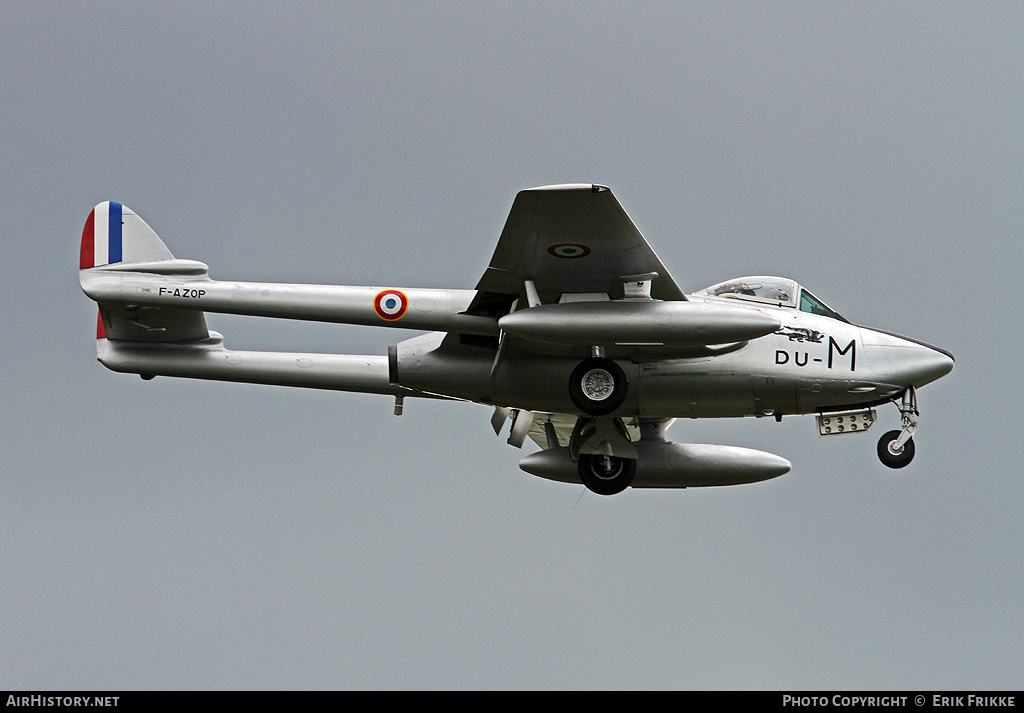 Aircraft Photo of F-AZOP | De Havilland D.H. 100 Vampire FB6 | France - Air Force | AirHistory.net #431774