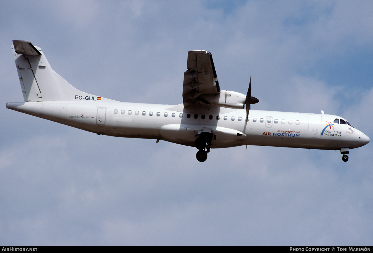 Aircraft Photo of EC-GUL | ATR ATR-72-212 | Iberia Regional | AirHistory.net #431810
