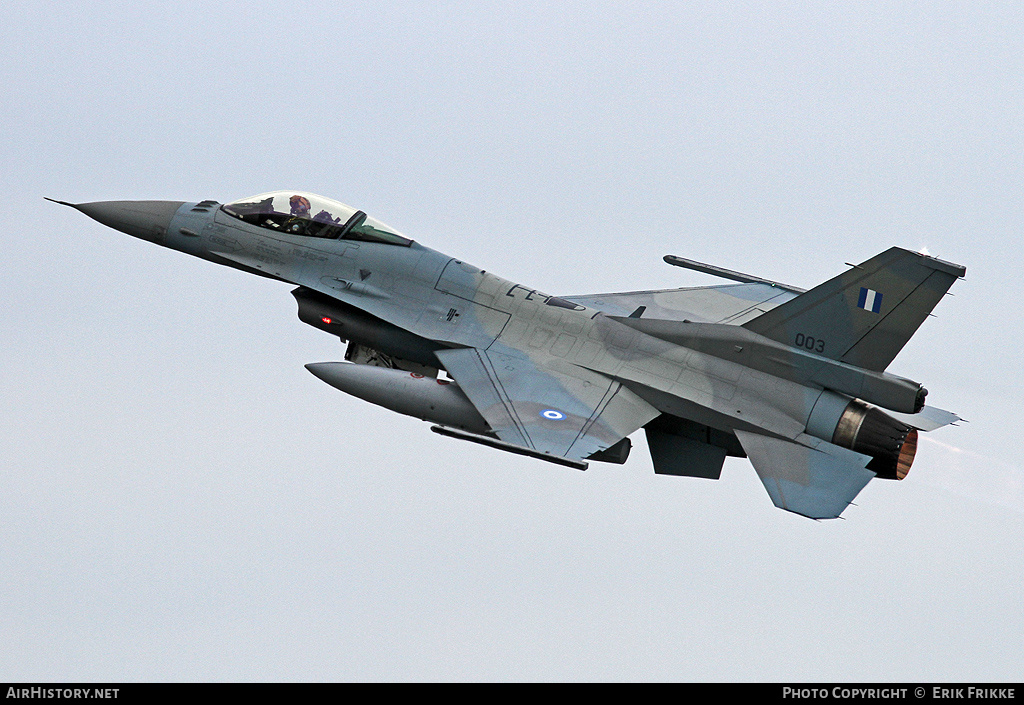Aircraft Photo of 003 | Lockheed Martin F-16CJ Fighting Falcon | Greece - Air Force | AirHistory.net #431818