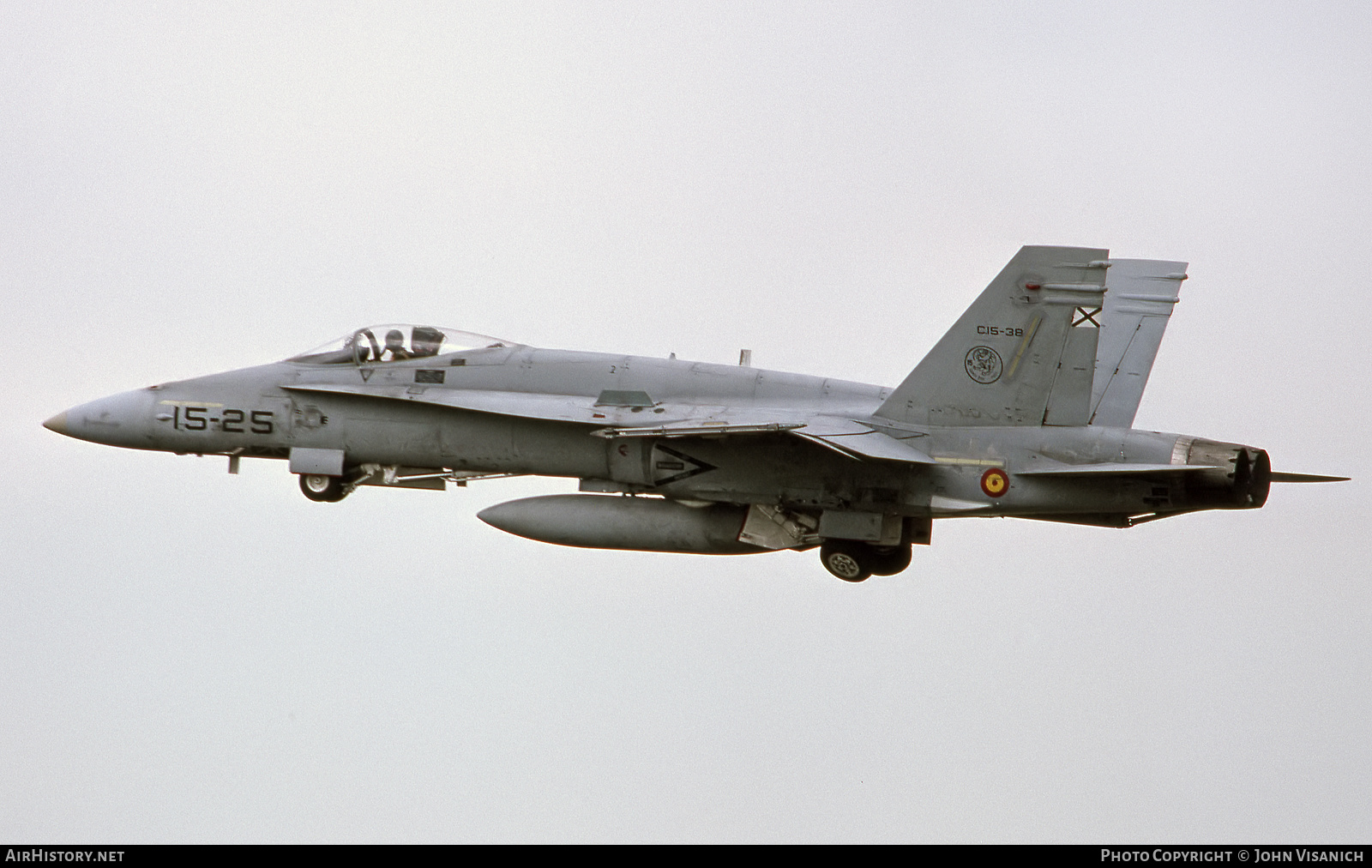Aircraft Photo of C.15-38 | McDonnell Douglas EF-18A Hornet | Spain - Air Force | AirHistory.net #431823