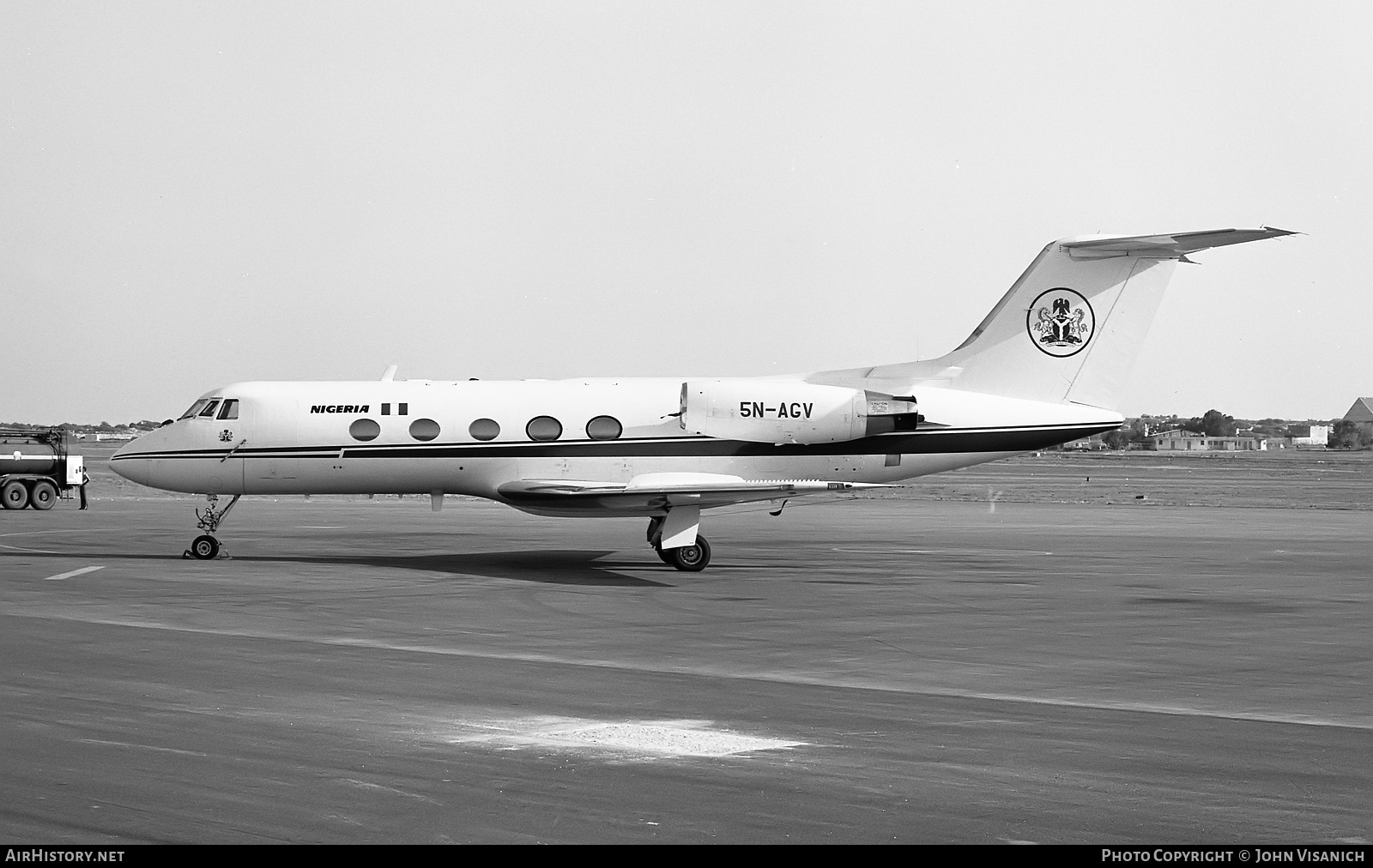 Aircraft Photo of 5N-AGV | Grumman American G-1159 Gulfstream II | Federal Republic of Nigeria | AirHistory.net #431824
