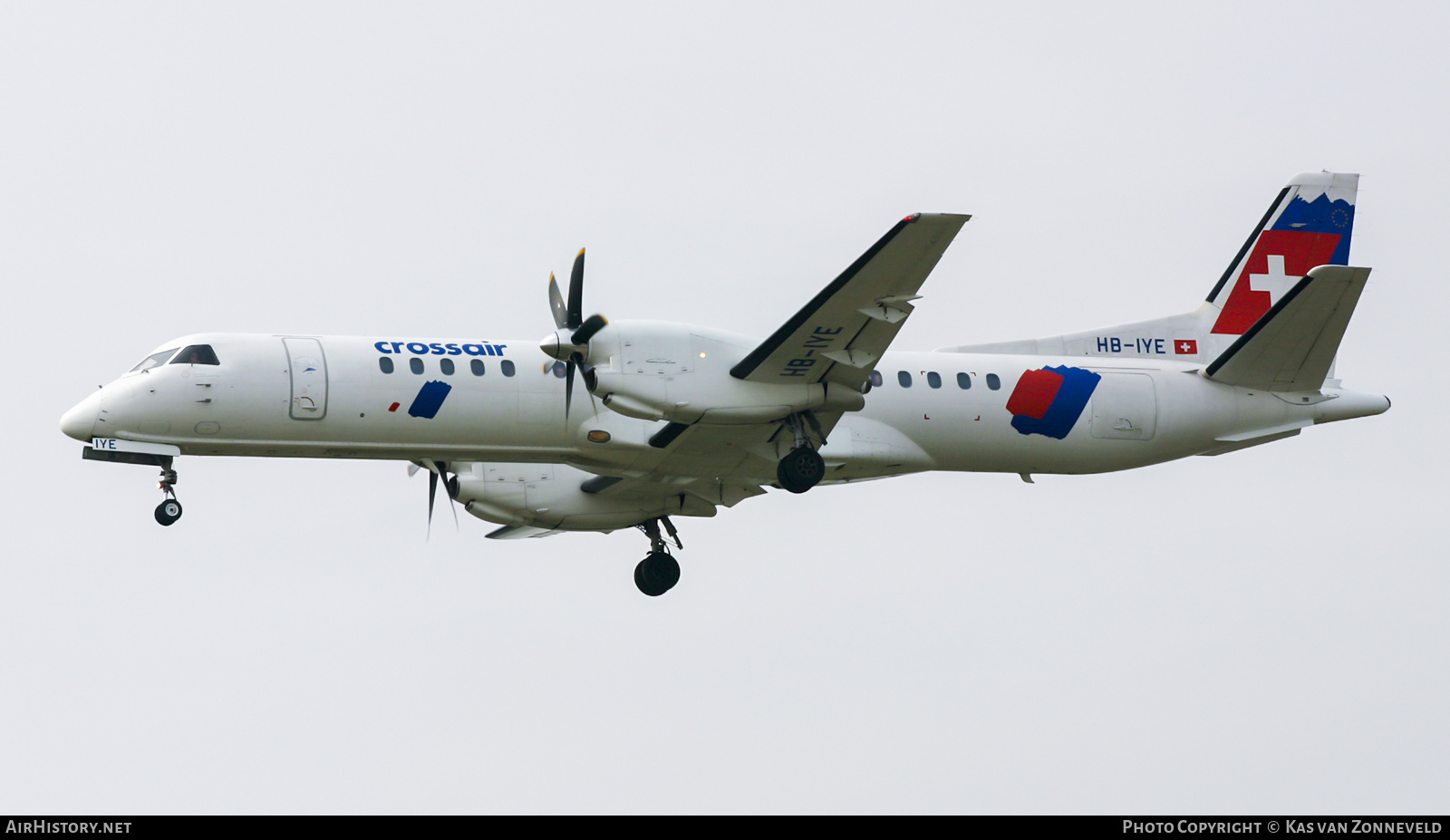 Aircraft Photo of HB-IYE | Saab 2000 | Crossair | AirHistory.net #431854