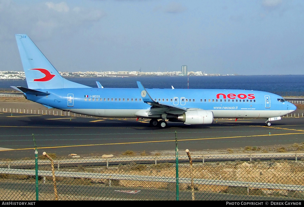 Aircraft Photo of I-NEOX | Boeing 737-86N | Neos | AirHistory.net #431874