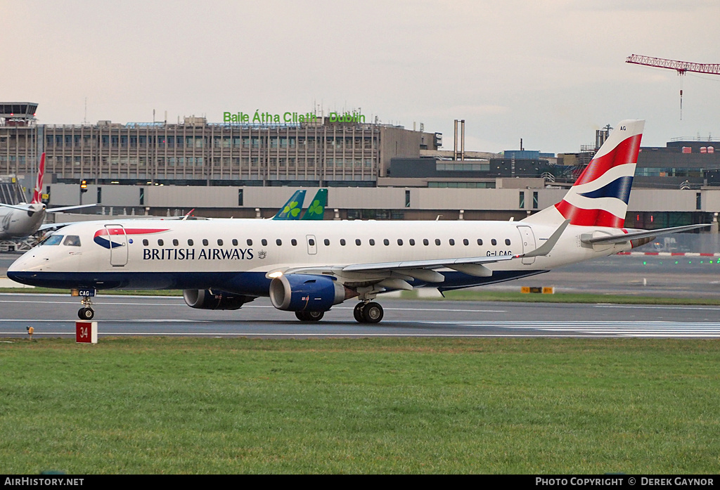 Aircraft Photo of G-LCAG | Embraer 190LR (ERJ-190-100LR) | British Airways | AirHistory.net #431919