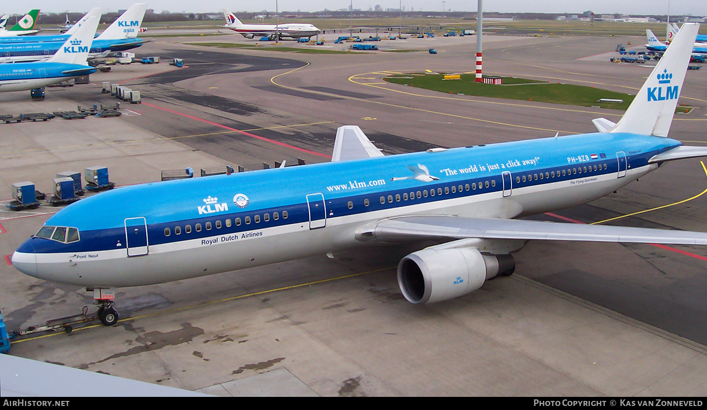 Aircraft Photo of PH-BZB | Boeing 767-306/ER | KLM - Royal Dutch Airlines | AirHistory.net #431932